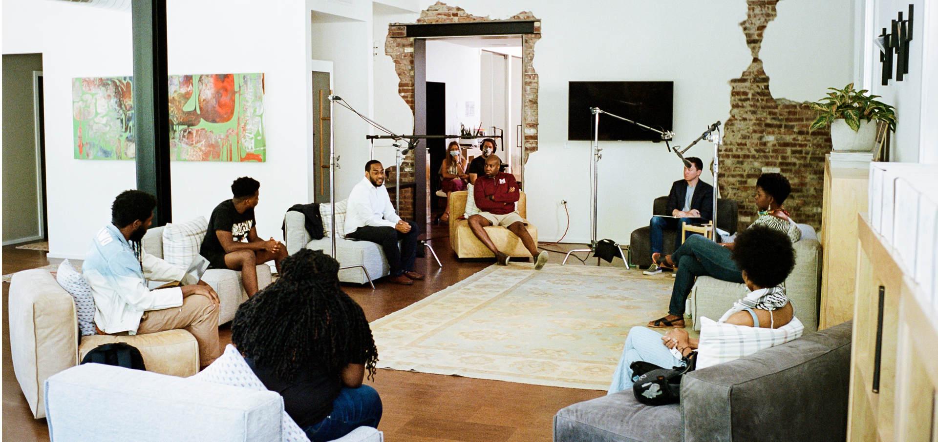 The discussion at Louisville Magazine's office.