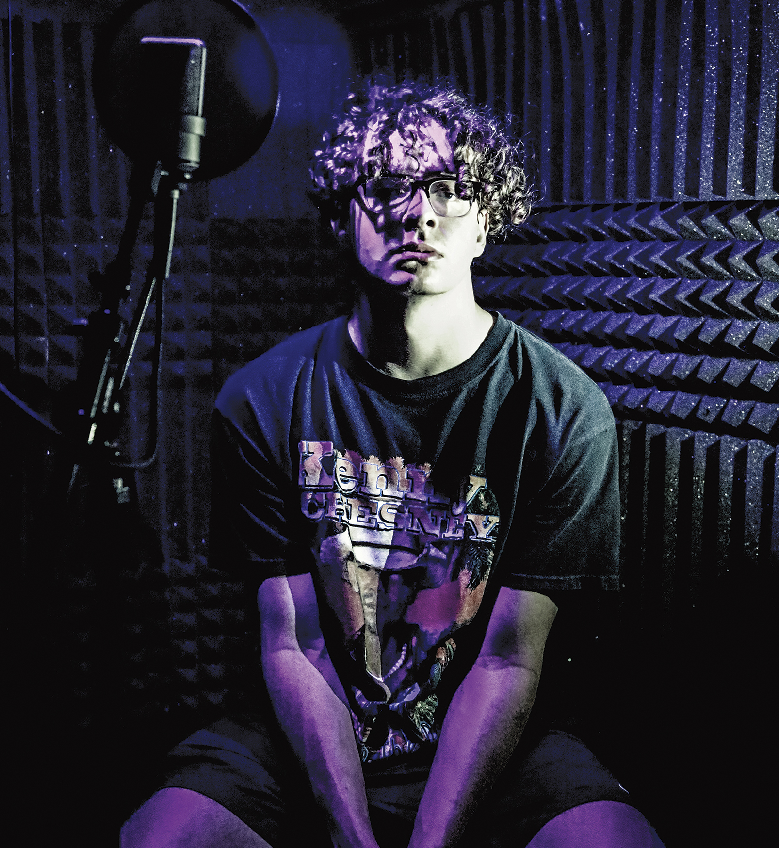 Jack Harlow in a studio.