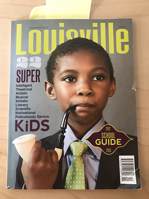 Louisville Magazine's November 2012 cover