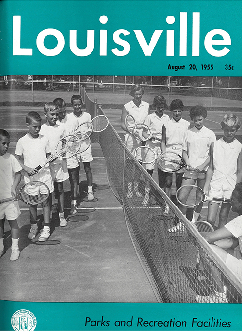 Louisville Magazine's August 1955 cover