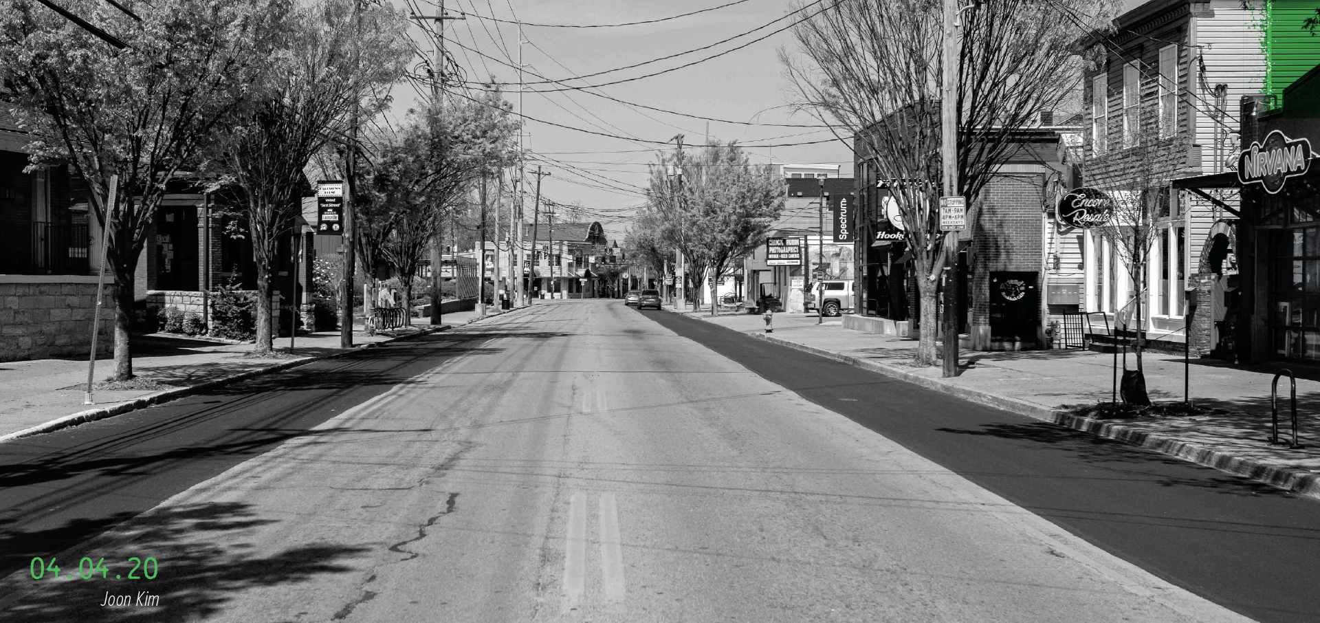 Empty Bardstown Road. 04.04.2020, by Joon Kim