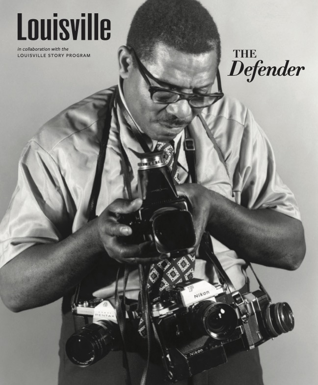 Louisville Story Program Defender collab, fall 2022. Self-portrait by Willie Dix Jr.