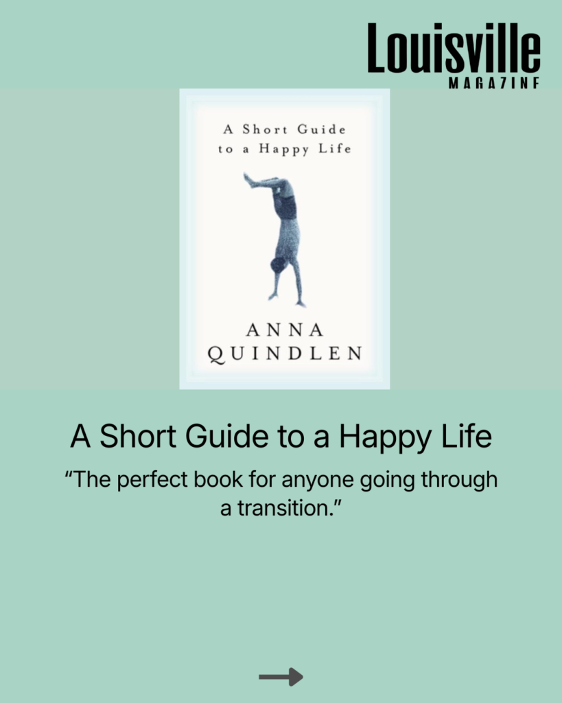 A Short Guide to a Happy Life book recommendation slide